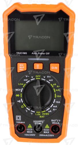 Digitális multiméter TRMS, ACV, DCV, ACA, DCA, OHM, diode, NCV, signal (MM33B)