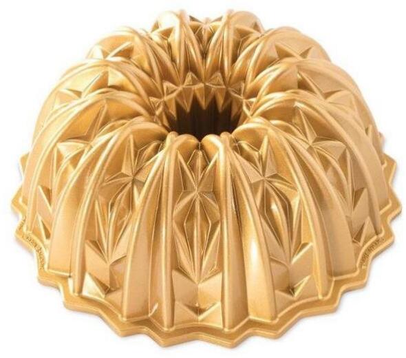 NordicWare Crystal 10 Cup arany kuglóf forma (NW_92877)