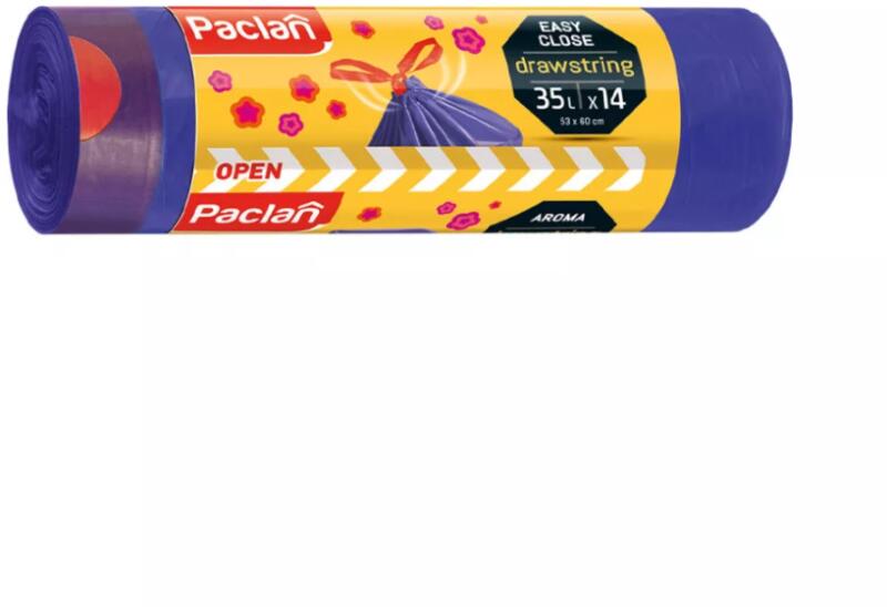 zárószalagos illatos szemeteszsák-35l-14db