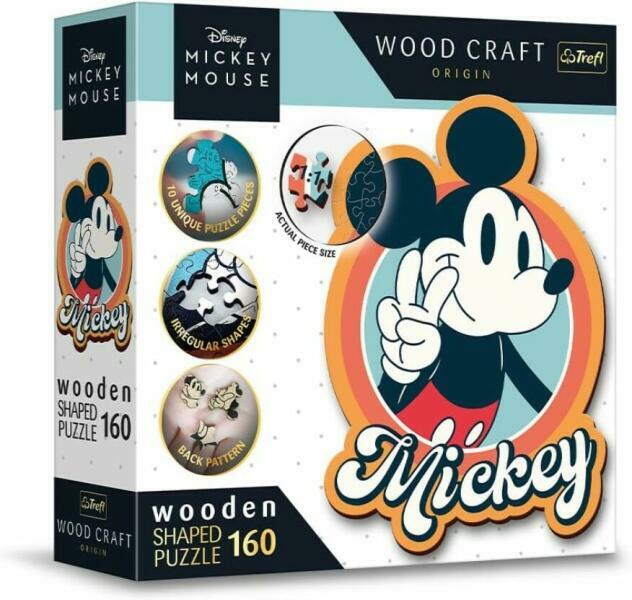 Wood Craft - Disney - Retro Mickey egér 160 db-os (20191)