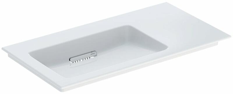 One Slim 90x48 cm KeraTect left white (505.008.00.1)