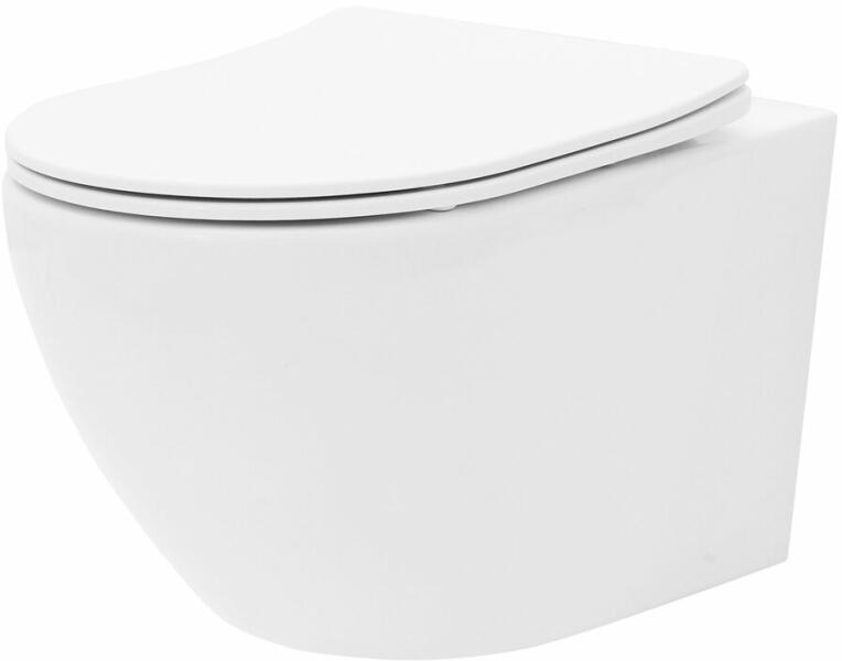Rune Vas wc suspendat rimless Rune Ivaldi si capac slim softclose