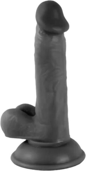 Tapadótalpas, herés élethű dildó 17cm (6970270800133/6970270800119)