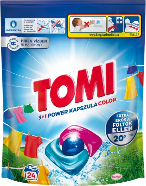 3+1 Power Color mosókapszula 24 mosás 288 g