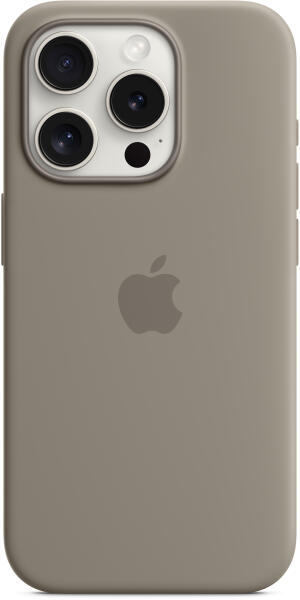 iPhone 15 Pro MagSafe Silicone case clay (MT1E3ZM/A)