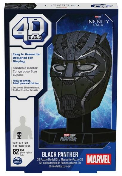 Marvel - Fekete párduc maszk 4D puzzle (6069827)
