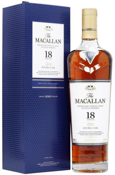 THE MACALLAN 18年 THE MACALLAN 18 Years Macallan Double Cask 0,7 l 40% (Whisky