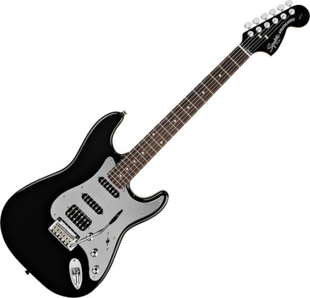 Vásárlás: Squier Black and Chrome Standard Stratocaster HSS Elektromos  gitár árak összehasonlítása, BlackandChromeStandardStratocasterHSS boltok