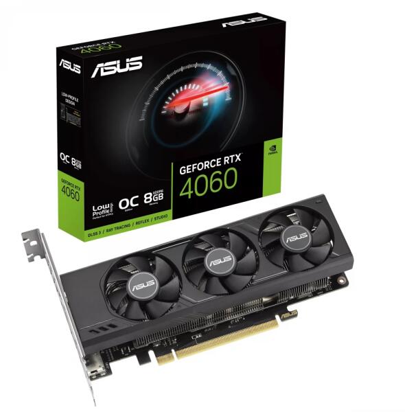 GeForce RTX 4060 LP BRK OC 8GB GDDR6 (RTX4060-O8G-LP-BRK/90YV0JL0-M0NA00)