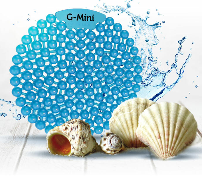 G-Mini Marine Musk - tengeri pézsma piszoár illatosító betét, kompakt méret, 45 napos fokozott illatanyag-tartalom (G-MINI-MARINE)