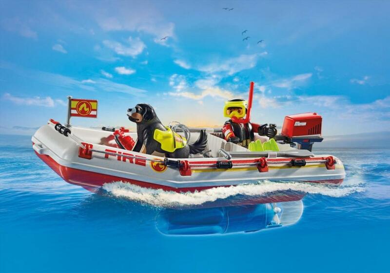 City Action Tűzoltóhajó jet-sky-vel játékszett (71464)