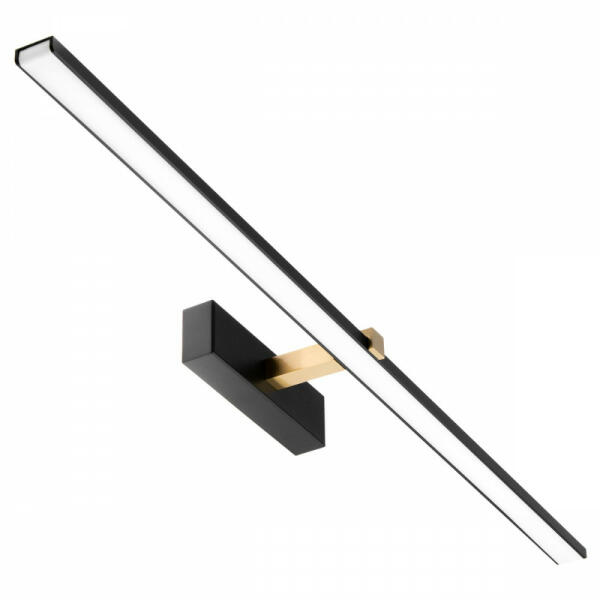 LED fürdőszobai tükörvilágítás 18W 1100lm fekete-arany 90cm (IDEALAM0070)