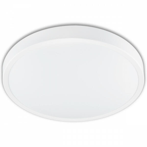 LED felületre szerelhető mennyezeti fürdőszobai lámpa 12W 4000K IP44 ZOE Fehér 30cm (KOBPLA1305)