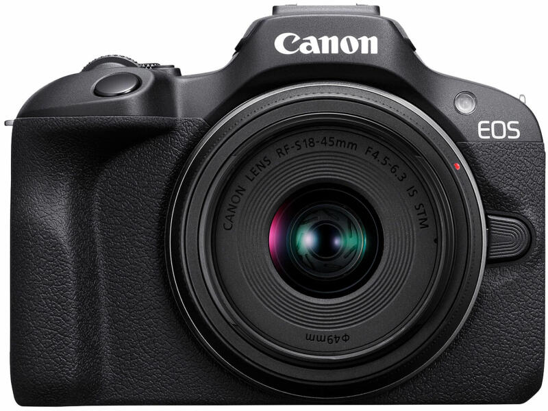 Canon EOS R100 + RF-S 18-45mm IS STM (6052C034AA) Aparat foto
