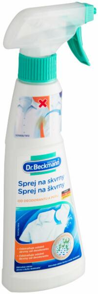 Dr. Beckmann speciális izzadtság és dezodor folteltávolító aktív szagtalanító spray-vel 250 ml