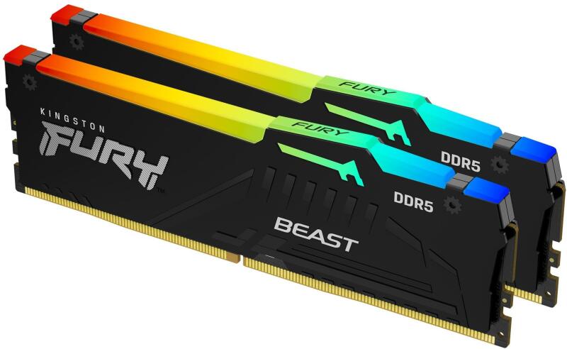 Kingston FURY Beast RGB 32GB (2x16GB) DDR5 6000MHz KF560C30BBEAK2