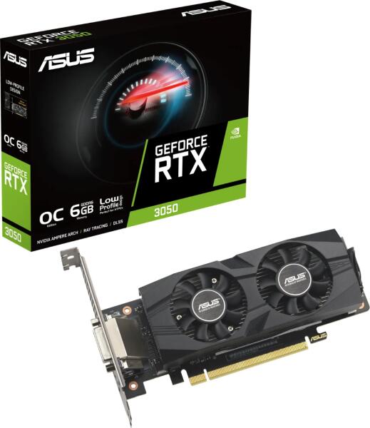ASUS GeForce RTX 3050 LP BRK OC 6GB GDDR6 (RTX3050-O6G-LP-BRK
