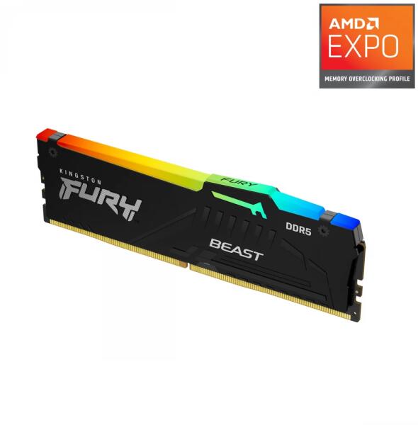 FURY Beast RGB 16GB DDR5 6000MHz KF560C30BBEA-16