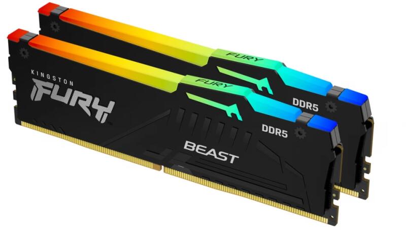 FURY Beast RGB 16GB (2x8GB) DDR5 6000MHz KF560C30BBEAK2-16