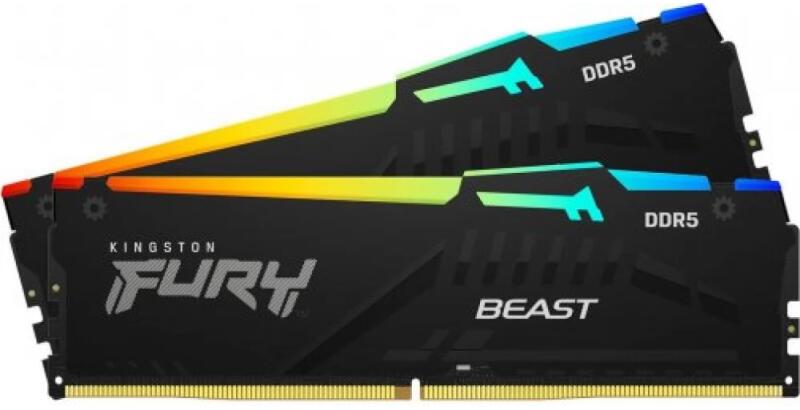 Kingston FURY Beast RGB 32GB (2x16GB) DDR5 6400MHz KF564C32BBEAK2