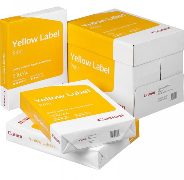 A4 80 g Yellow Label PAPIRA4CAN