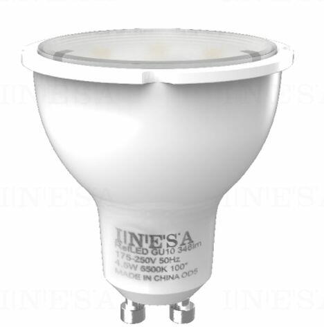 4W GU10 Led spot égő, 40W izzó helyett, 346 lumen, hideg fehér (LLGU10AP4W60063CW)