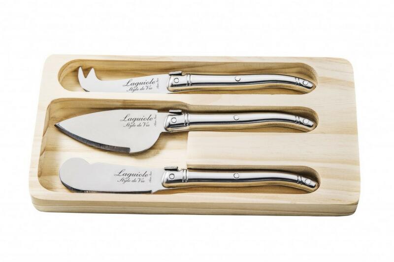 Sajtkés készlet PREMIUM, 3 db, rozsdamentes acél, Laguiole (LAGSDV-300183)