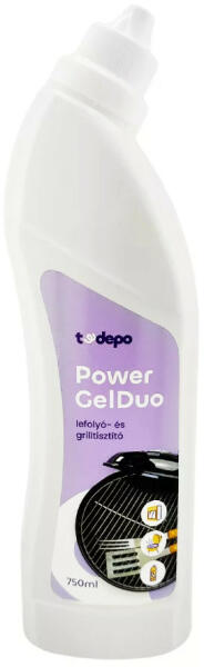 Power Gel Duo Lefolyó- és grilltisztító 750ml (TDPPG075)
