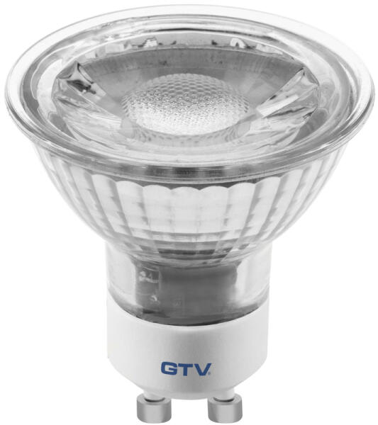 LED fényforrás, SMD2835, GU10, 5W, 400lm, 43mA, 3000K, 38°, 230V/AC, szilikon borítás (GTV-LD-SZ5010-30) (GTV-LD-SZ5010-30)