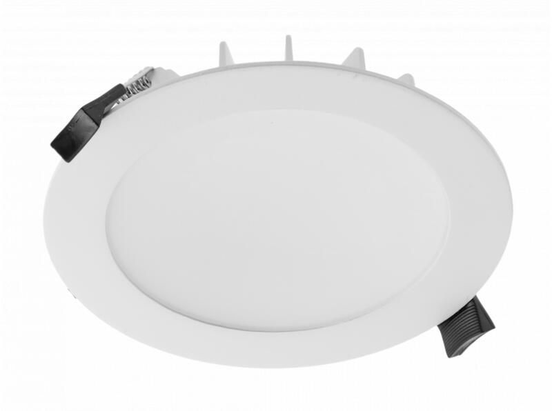 Mennyezeti LED lámpa, süllyesztett, AREZZO, 18W, 1800lm, Tri-Color, 230V, IP54, 110°, kerek (GTV-LD-ARZ18W-CCT) (GTV-LD-ARZ18W-CCT)