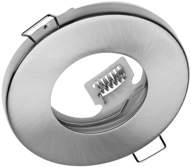 Süllyesztett SPOT lámpatest, MAREA, fix, kerek, IP54/IP20, inox (GTV-OP-MAROK-02) (GTV-OP-MAROK-02)