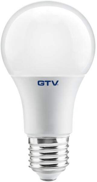 LED fényforrás, E27, normál forma, SMD2835, 10W, 840lm, 87mA, 4000K, 220°, 230V/AC (GTV-LD-PN3A60-10W) (GTV-LD-PN3A60-10W)