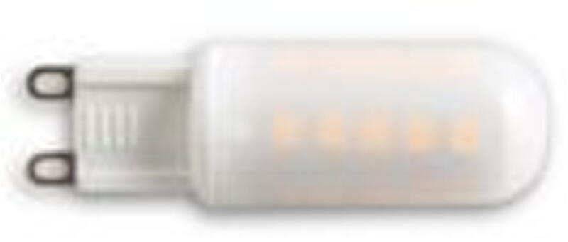 LED fényforrás, G9, SMD2835, 4W, 300lm, 43mA, 3000K, 360°, 230V, opál búrás (GTV-LD-G96440-32) (GTV-LD-G96440-32)