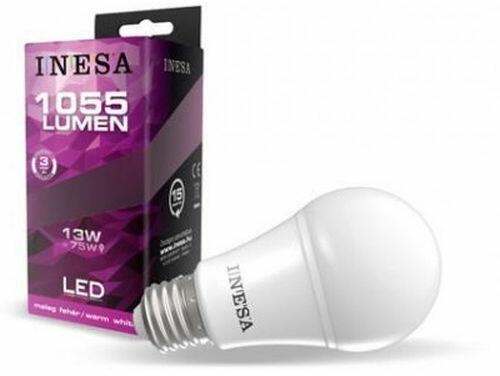 Led körte E27 13W, 1055 lumen, 80W izzó helyett, 4000 kelvin, közép fehér (LLK13W60608E27SW)