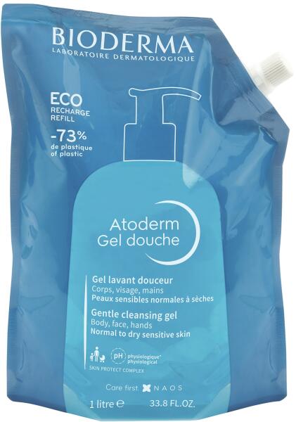 Eco Újtratöltő Atoderm tusfürdő 1 l
