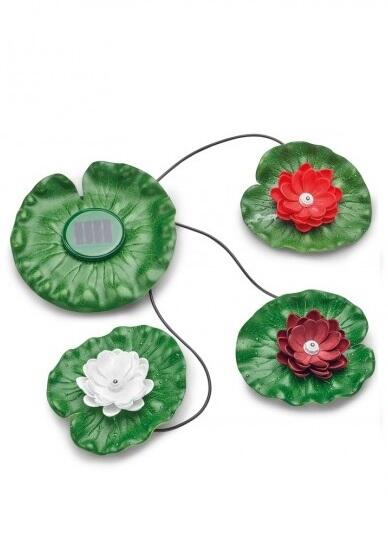 PondoSolar Lily LED Set 3 - Napelemes úszó LED világítás