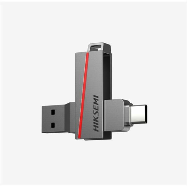 HIKSEMI Dual Slim 256GB USB3.2 (HS-USB-E307C(STD)/256G/U3/NEWSEMI/WW
