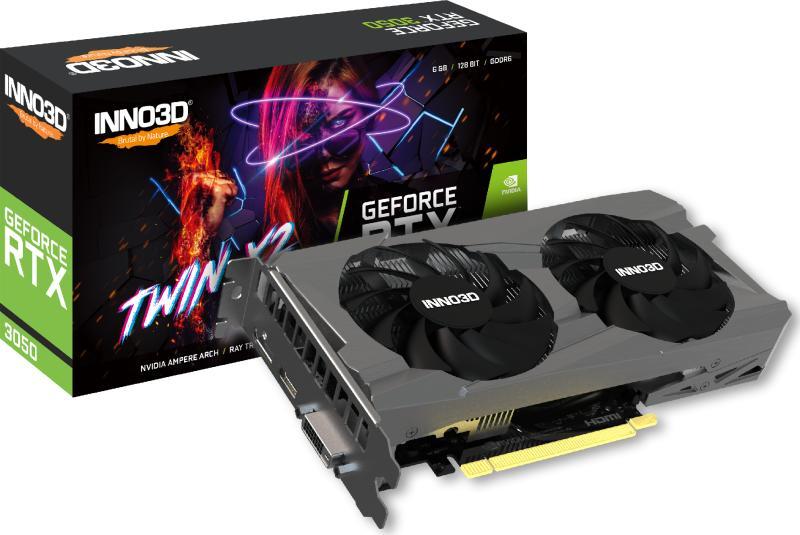 GeForce RTX 3050 Twin X2 6GB GDDR6 96bit (N30502-06D6-1711VA60)