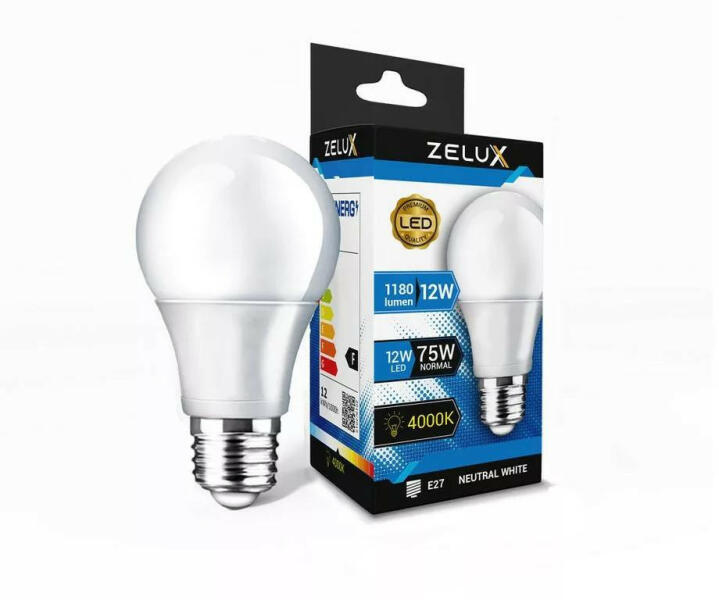Led Globe A60 12W E27 4000K Gömb Izzó (ZXG12WNW)