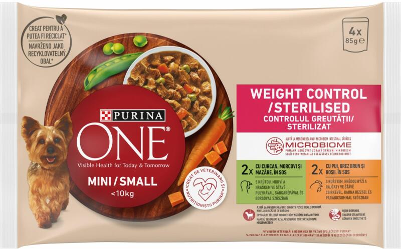 Mini/small Weight Control chicken & turkey 4x85 g
