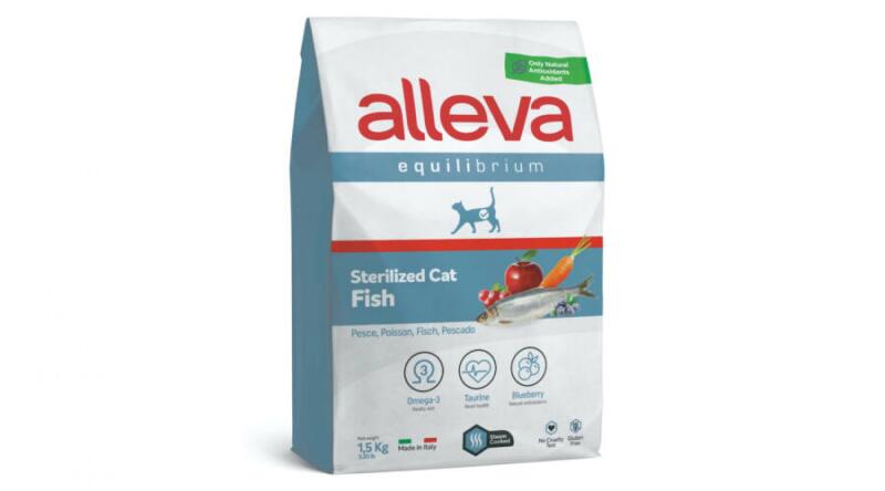 Vásárlás: Alleva Equilibrium Sterilized fish 1,5 kg Macskaeledel árak ...