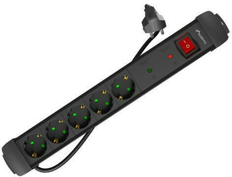 5 Plug 1,5 m Switch (SP1-05F-0150-BK)