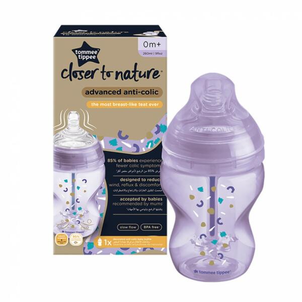 Closer to Nature Advanced Anti-Colic 260 ml lila