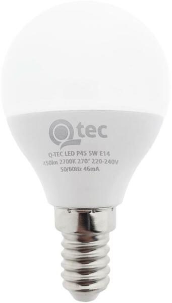 LED Izzó Qtec P45 E14/5W/230V 2700K BC0531 (BC0531)
