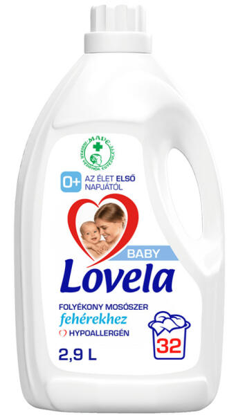 Baby fehér ruhákhoz 2,9 l (32 mosás)