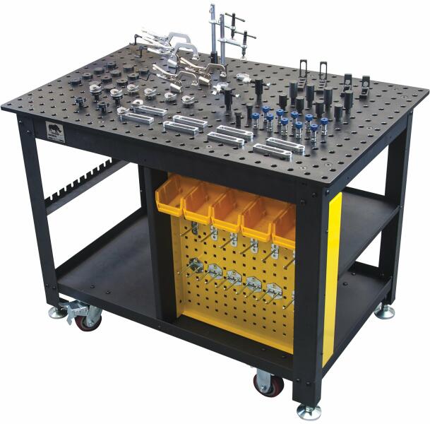 Strong Hand Tools Masa de Sudura Profesionala Rhino Cart + 66