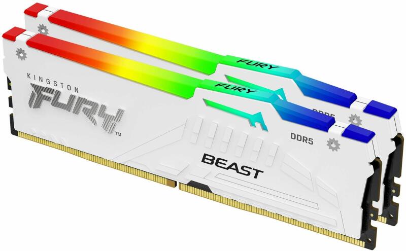 Kingston FURY Beast RGB 32GB (2x16GB) DDR5 6400MHz KF564C32BWEAK2