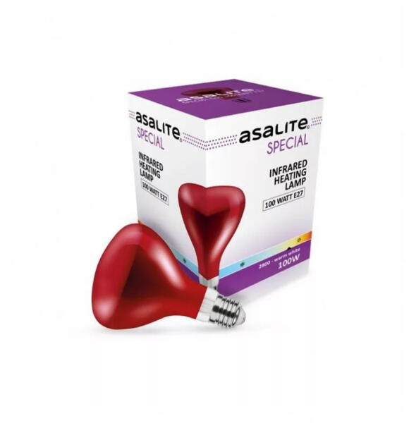 Infra Izzó Piros G95 E27 100W 2800K (ASAL0069) (ASAL0069)