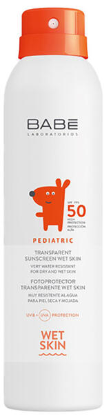 Áttetsző fényvédő spray gyermekeknek SPF50+ 200 ml
