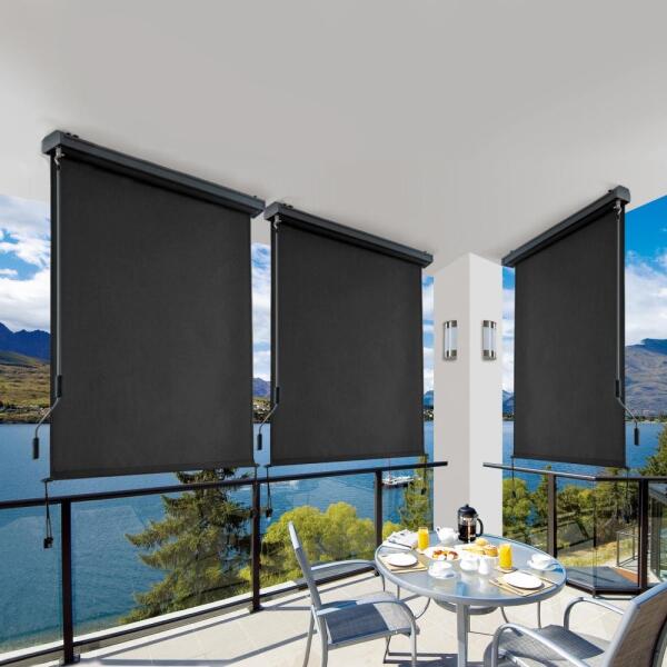 Avenberg Tacoma függőleges napellenző, 160 x 250 cm, szürke